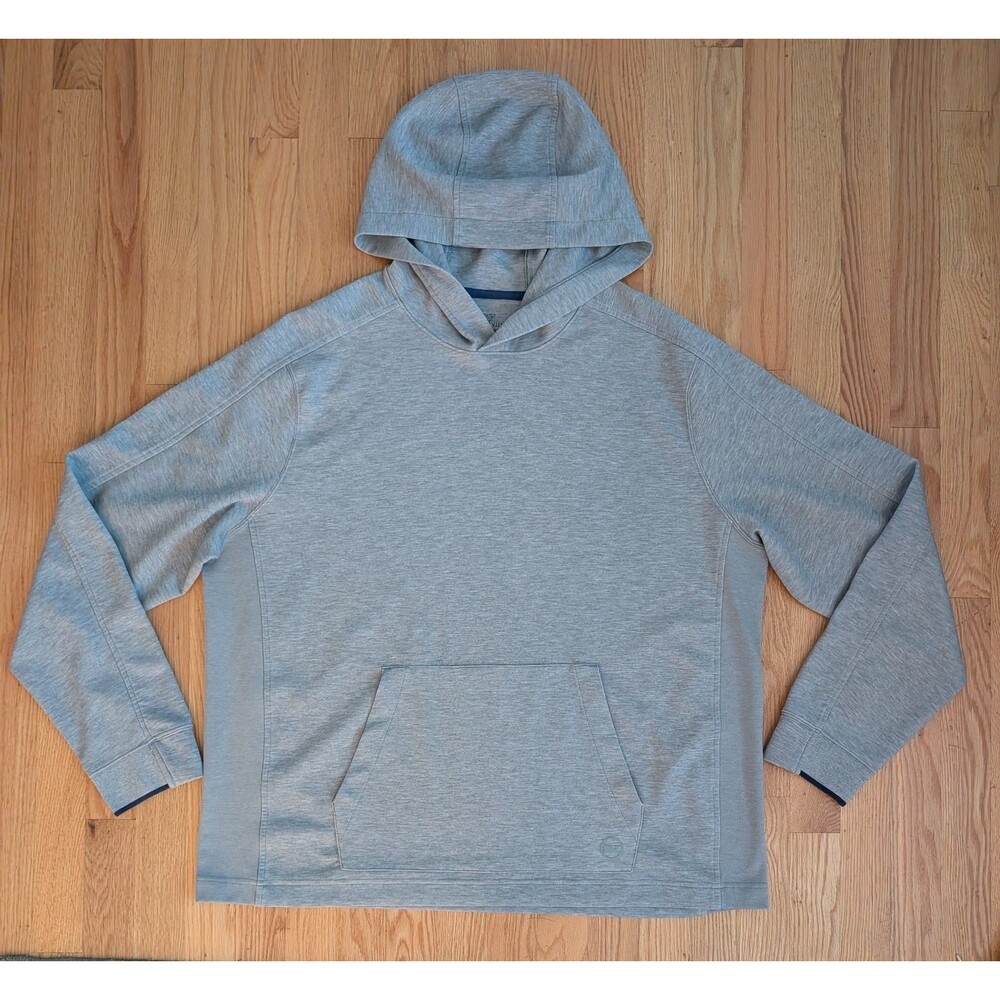 Vineyard Vines Hoodie Mens 2XL Performance Gray Pockets Seaton Golf Pullover